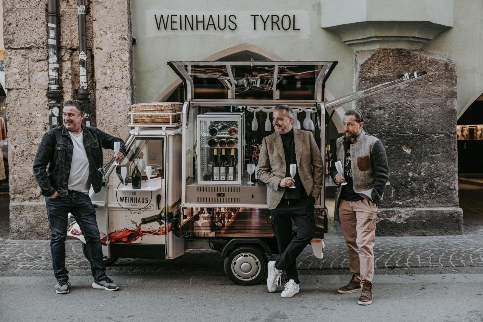 DAS Weincatering mit Stiel !