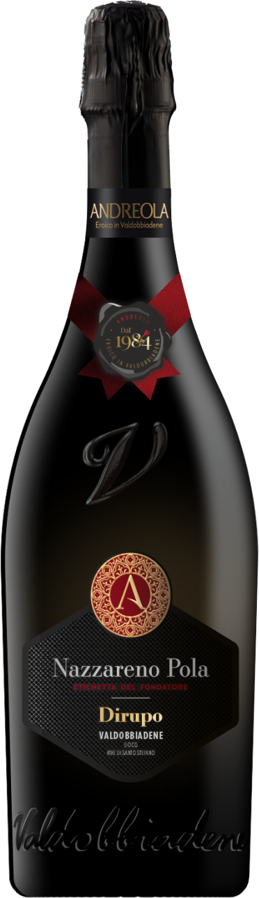 Nazzareno Pola Etichetta del Fondatore Dirupo Conegliano Valdobbiadene Prosecco Sup. DOCG 2023 Nazzareno Pola Etichetta del Fondatore Dirupo Conegliano Valdobbiadene Prosecco Sup. DOCG 2023